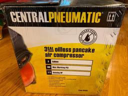 Central Pneumatic 3 Gallon Air Compressor In Box-Never Used