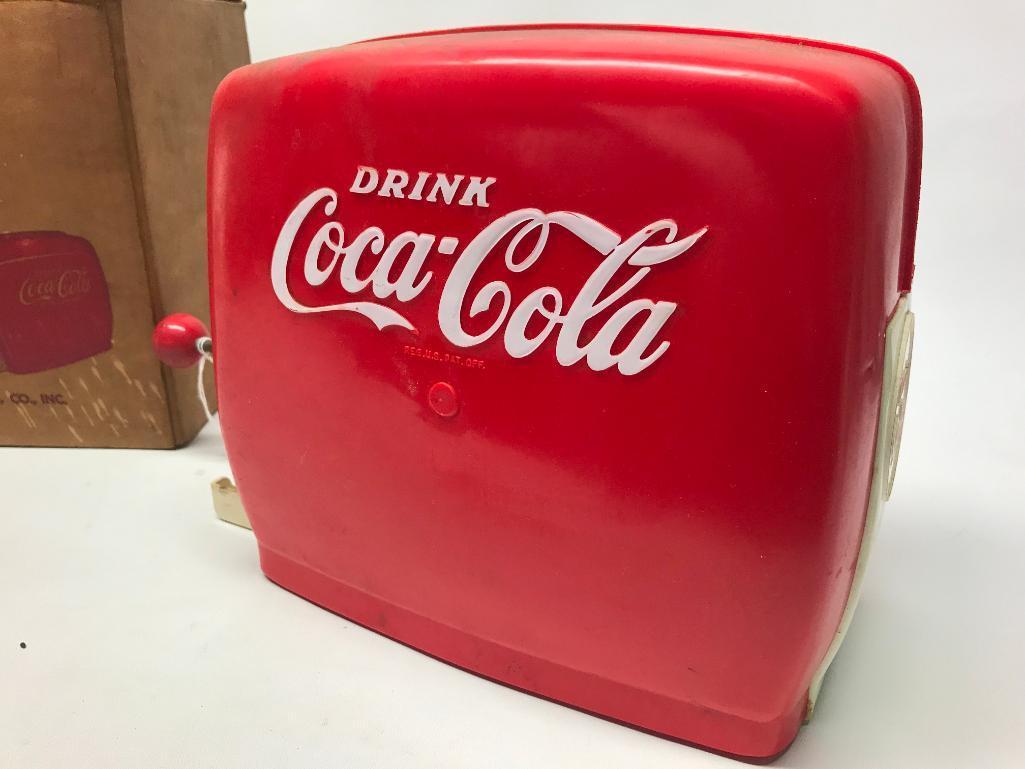 Vintage Coca-Cola Kid's Coke Dispenser In Original Box