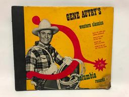 1950's Gene Autry Record Set + Lone Ranger Record In Sleeve