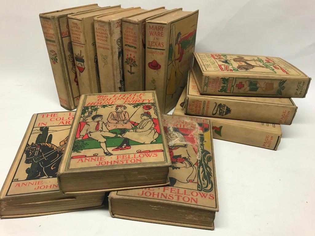 (11) Volumes Of "The Little Colonel Stories" Novels By Annie Johnston