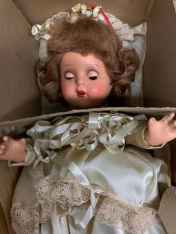 Vintage Horsman Composition Wedding Doll In Original Box