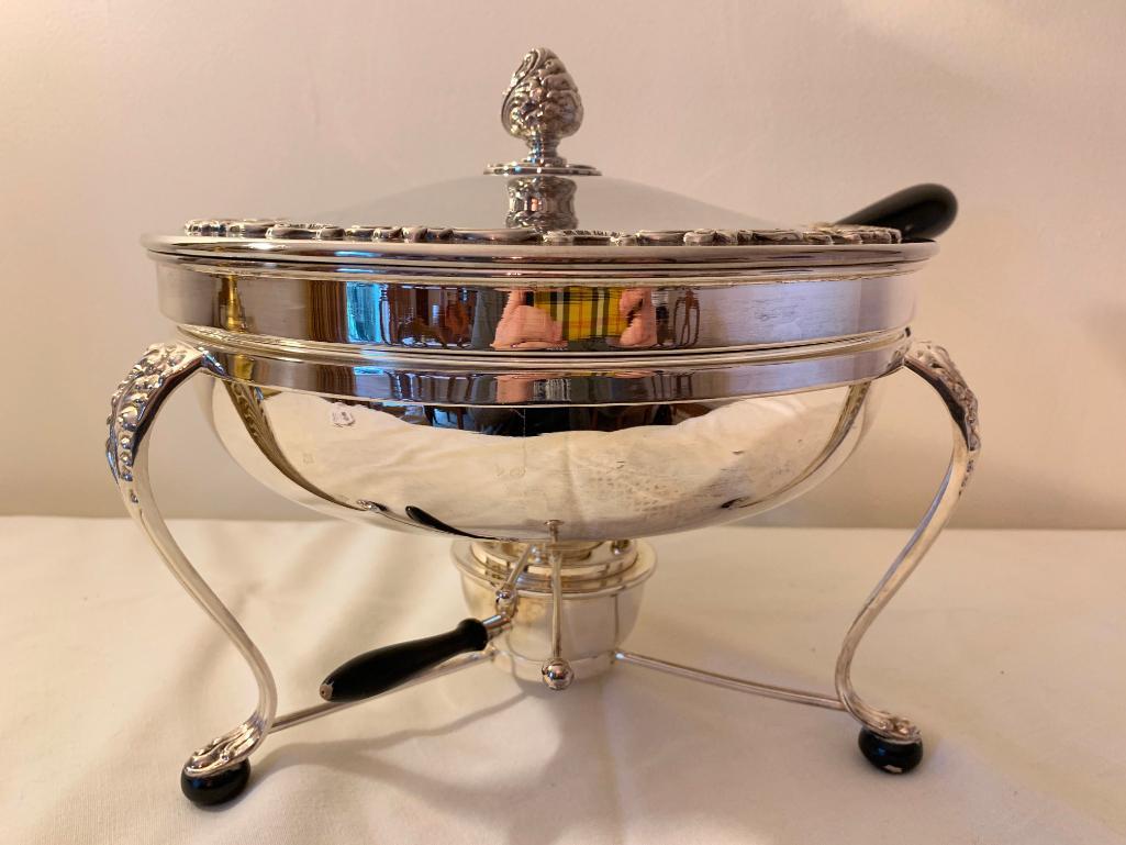 Signed "Original Alt-Heidelberg Alpaca Plated" Chafing Dish