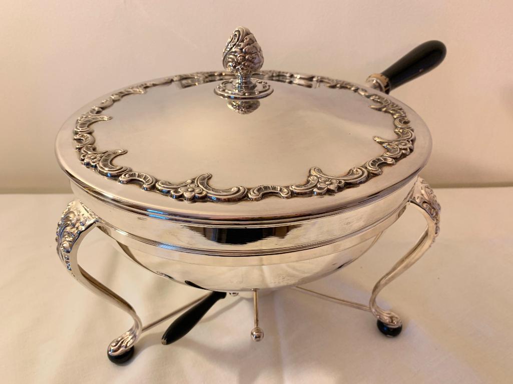 Signed "Original Alt-Heidelberg Alpaca Plated" Chafing Dish