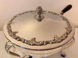 Signed "Original Alt-Heidelberg Alpaca Plated" Chafing Dish