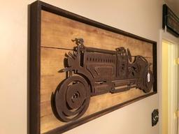 Framed Cut-Out Of Antique Roadster