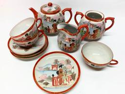 Orietal Porcelain Tea Service