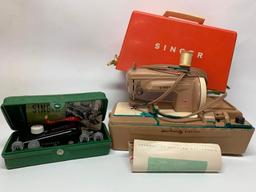 Singer "Sewhandy" Electric Sewing Machine W/Attachments