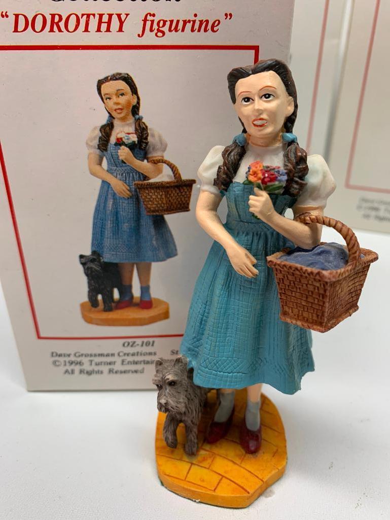 (5) "Wizard Of Oz" Figures W/Boxes By Dave Grossman 1996