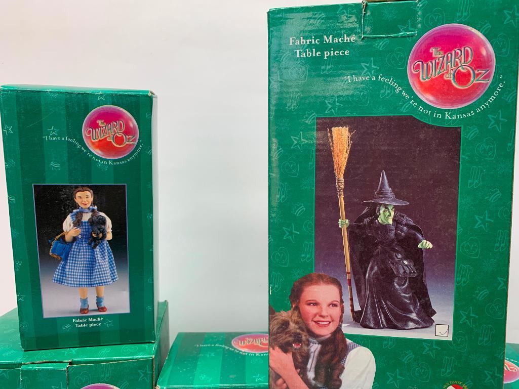 (7) Pcs. "Wizard Of Oz" Figures W/Boxes By Kurt S. Adler 2001