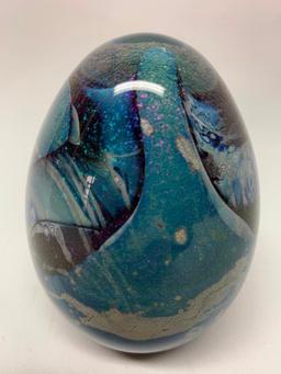 Contemporary Unsigned Art Glass Paperweight