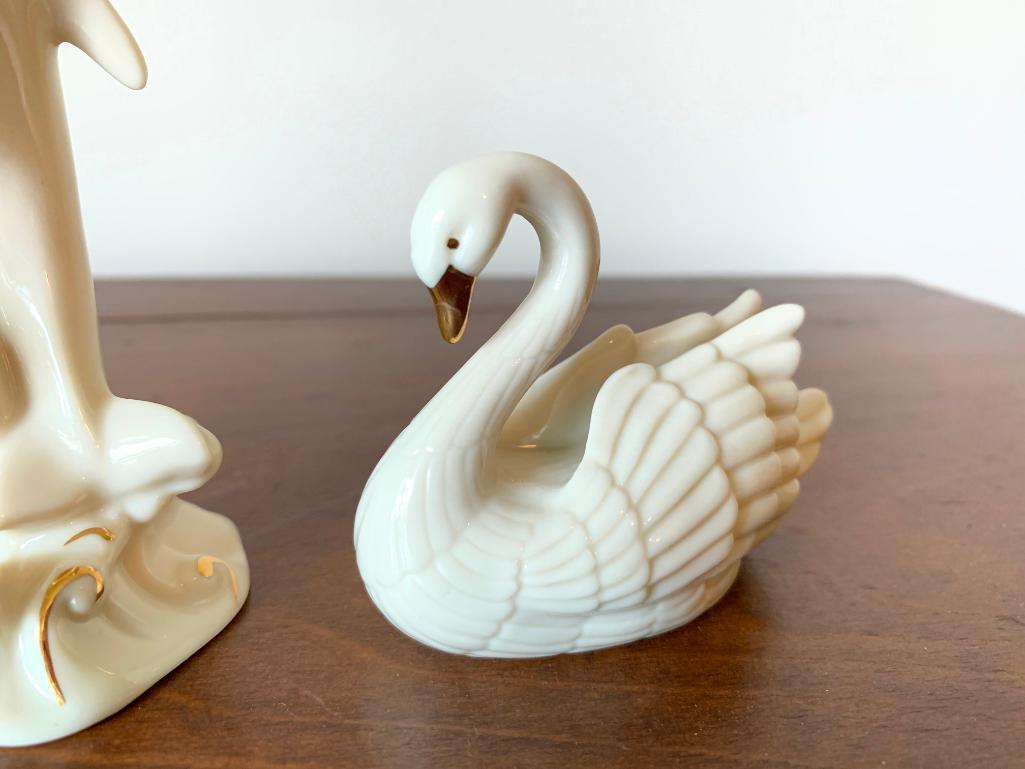 (3) Lenox Porcelain Animals