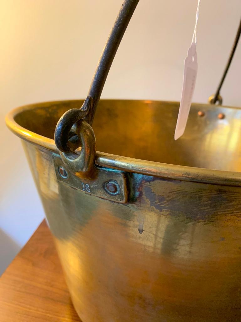 Antique Brass #3 Kettle From "The American Brass Kettle Company"