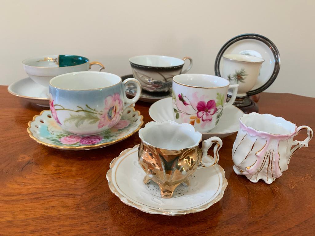 Nice Group Of Porcelain Cups & Saucers