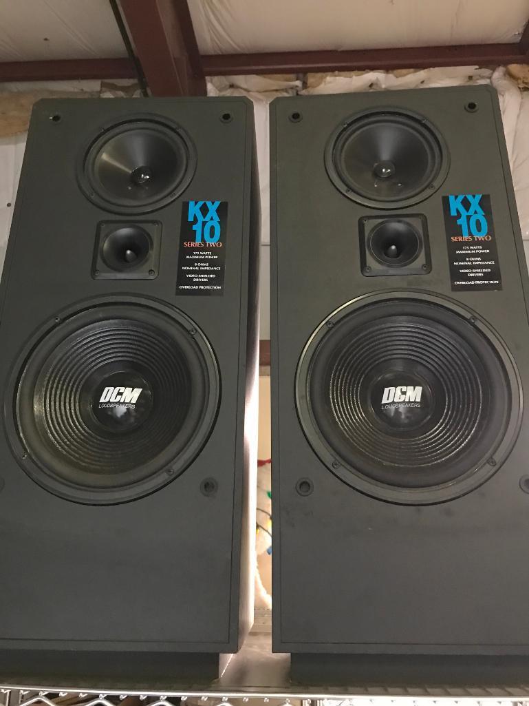 Pair of DCM KX-10, Series Two Speakers