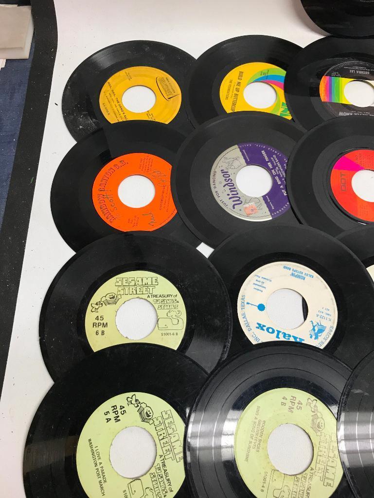 Group of 45 RPM Records!