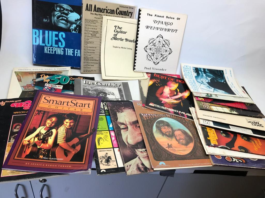 Nice Group Of 80's Era Sheet Music & Blues Book