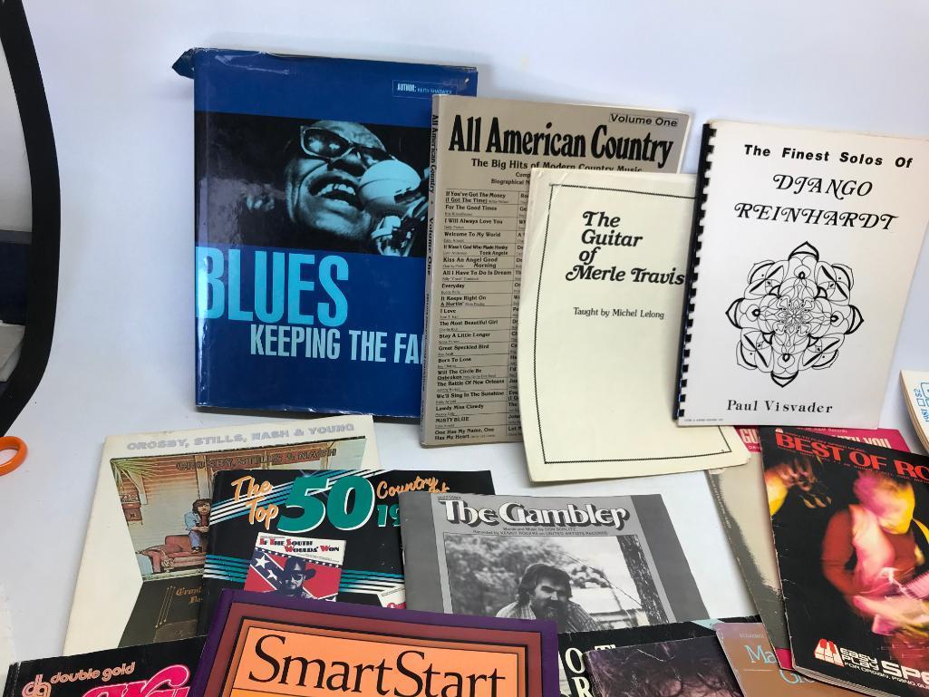 Nice Group Of 80's Era Sheet Music & Blues Book