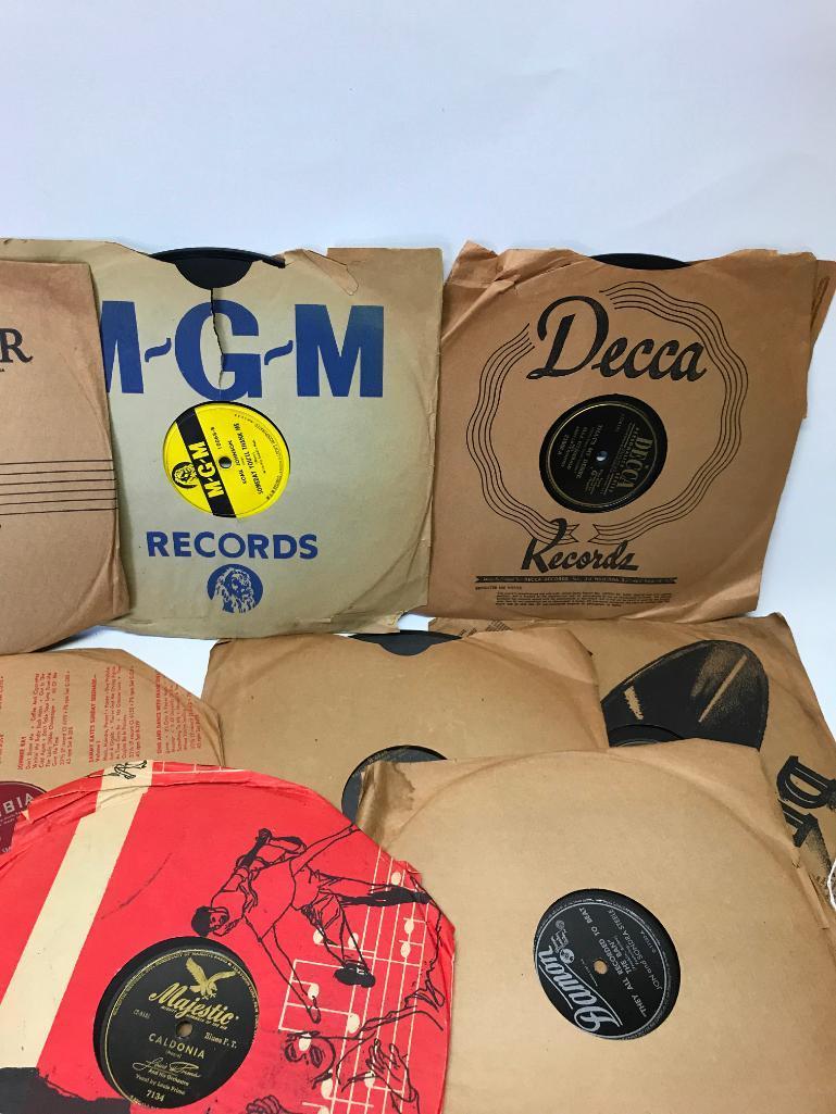 (50)+ Vintage 78 Records In Sleeves