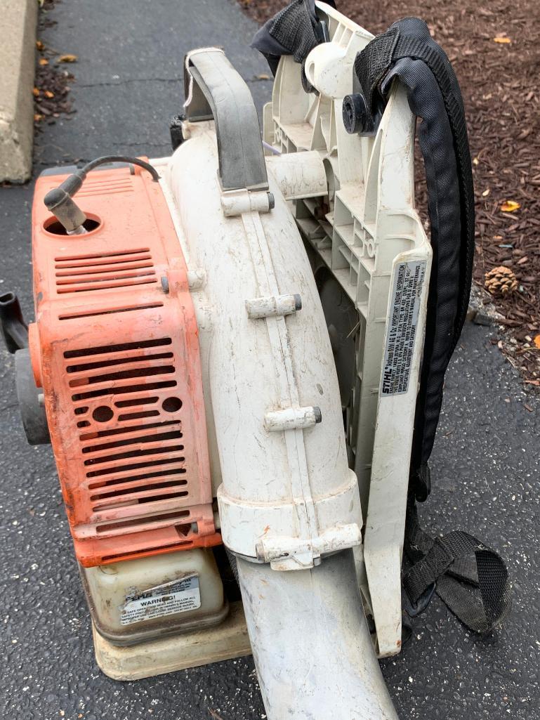 Stihl Gas, Backpack Blower, Motor Pulls Through