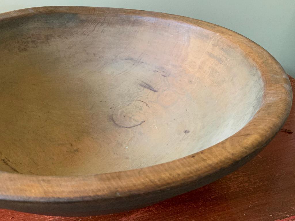 Great Antique Wooden Bowl