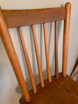 Antique Maple/Poplar Spindle Back Chair