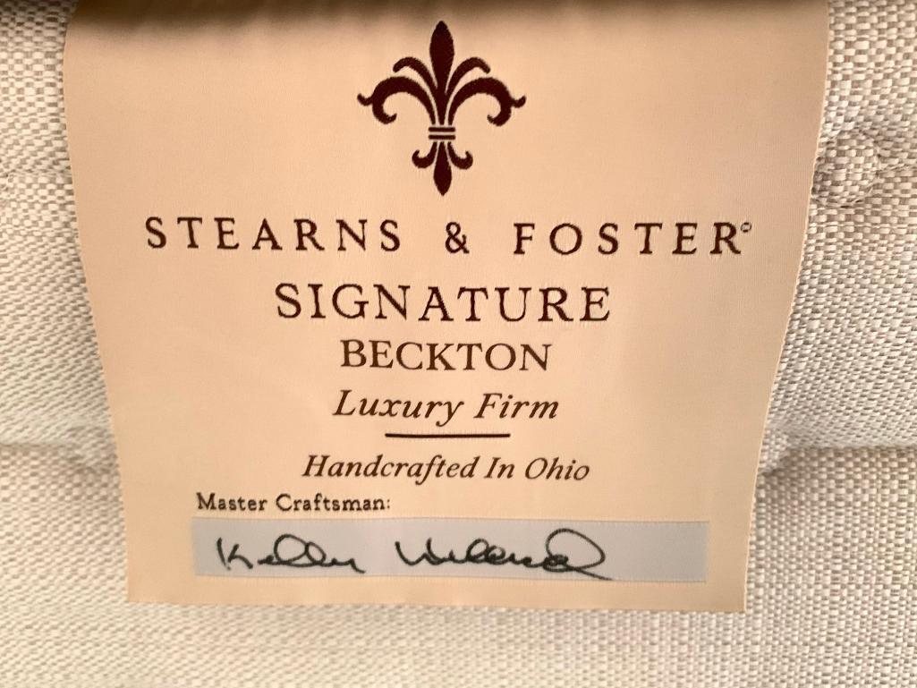 Stearns & Foster Signature Beckton Luxury Firm King Mattress & Box Springs