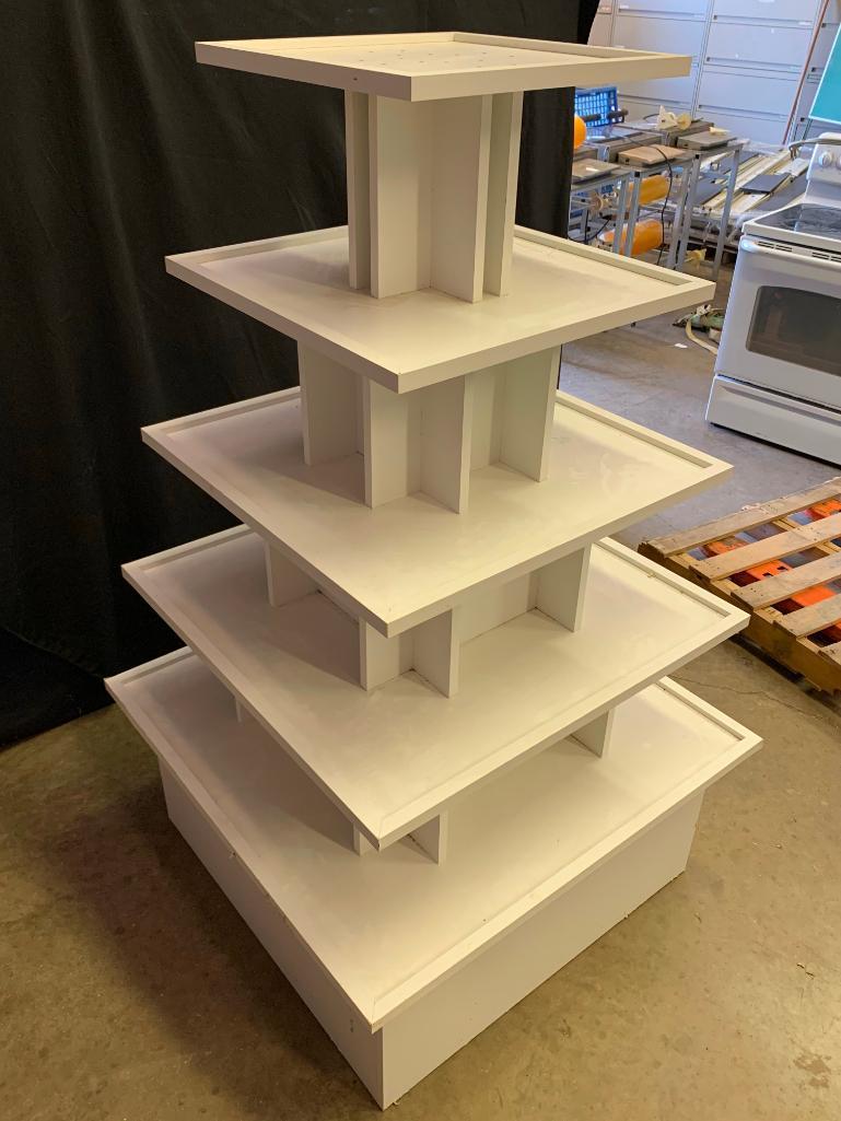 Wooden Multi-Tier Display Stand