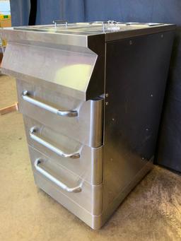 Stainless Steel Prep Table W/3-Drawers