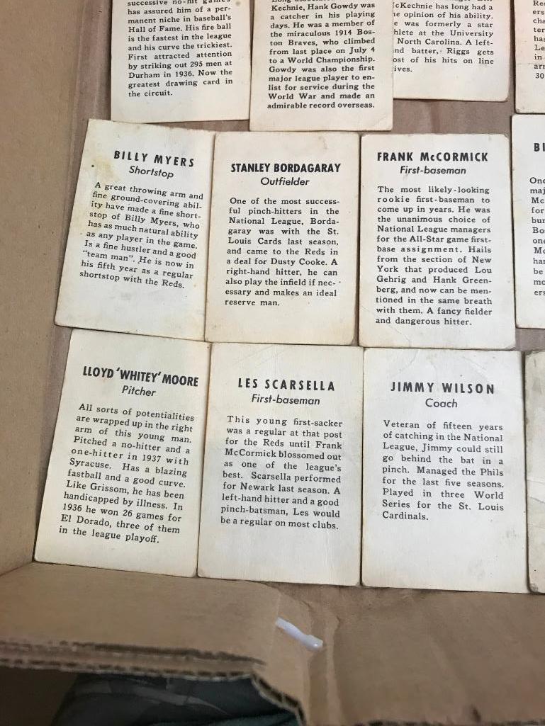 Rare Find! (16) 1930's Cincinnati Reds Baseball Cards!