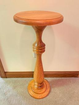 Contemporary Oak Plant Stand