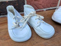 (4) Pair Of Leather Child's Shoes