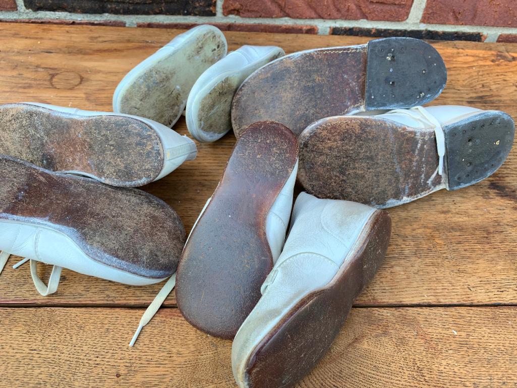 (4) Pair Of Leather Child's Shoes