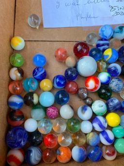 Nice, Nice Group Of Vintage Marbles