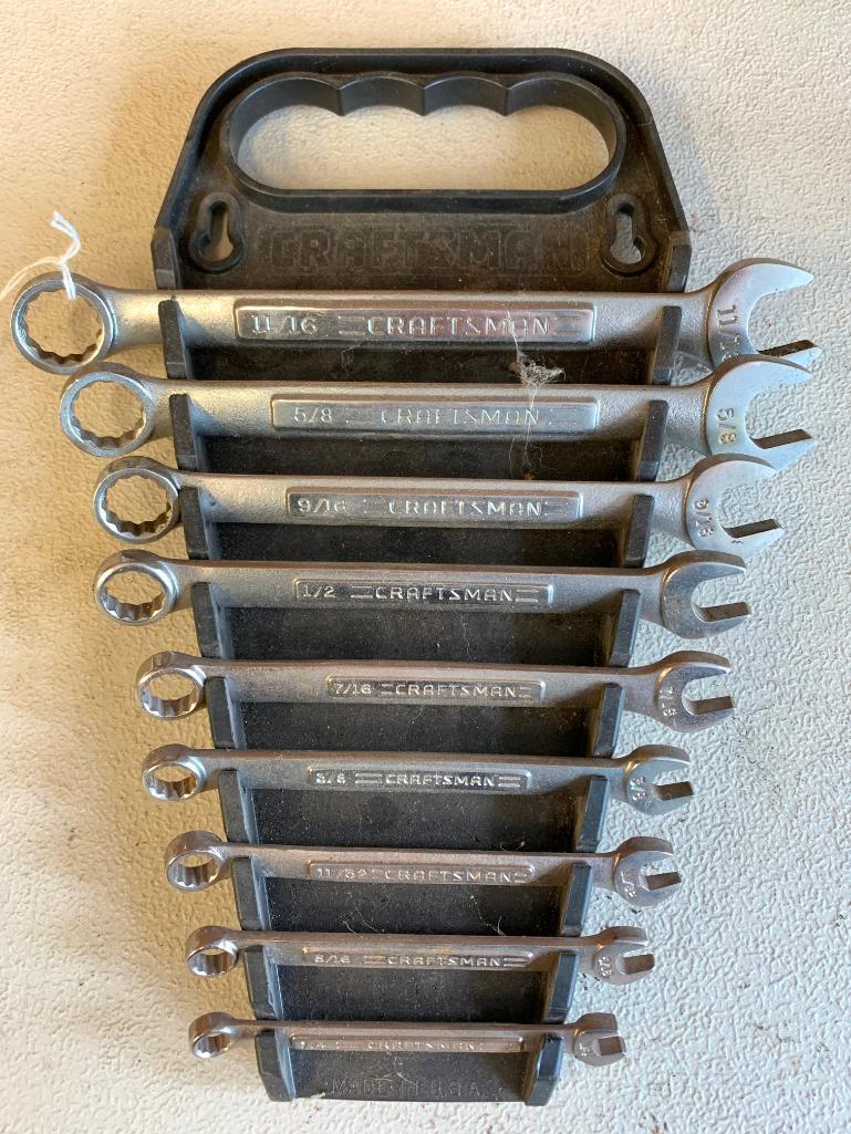 Craftsman SAE Wrench Set In Holder