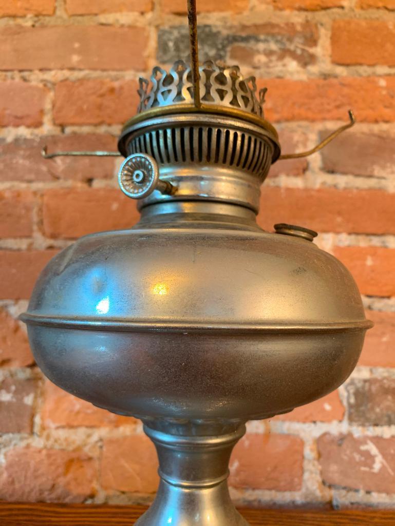 Vintage Rayo, Oil Lamp, Chrome Base