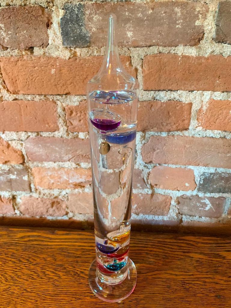 Clear Glass Galileo Thermometer