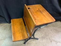 Antique School Desk