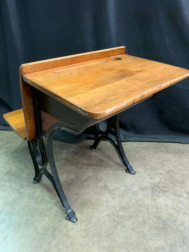 Antique School Desk