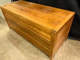 Antique Oak Trunk