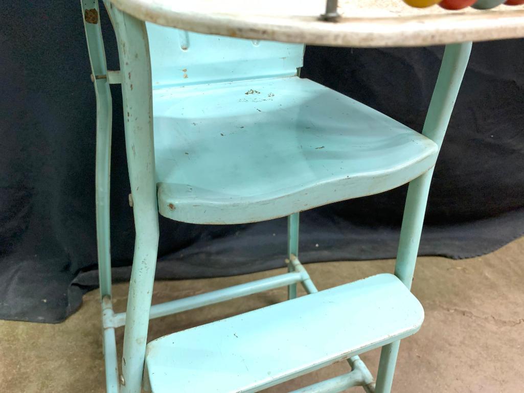 Vintage, Metal Doll High Chair