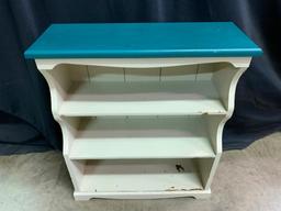 Painted, Wood Bookshelf