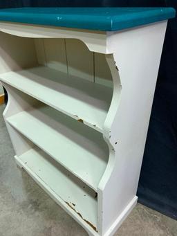 Painted, Wood Bookshelf