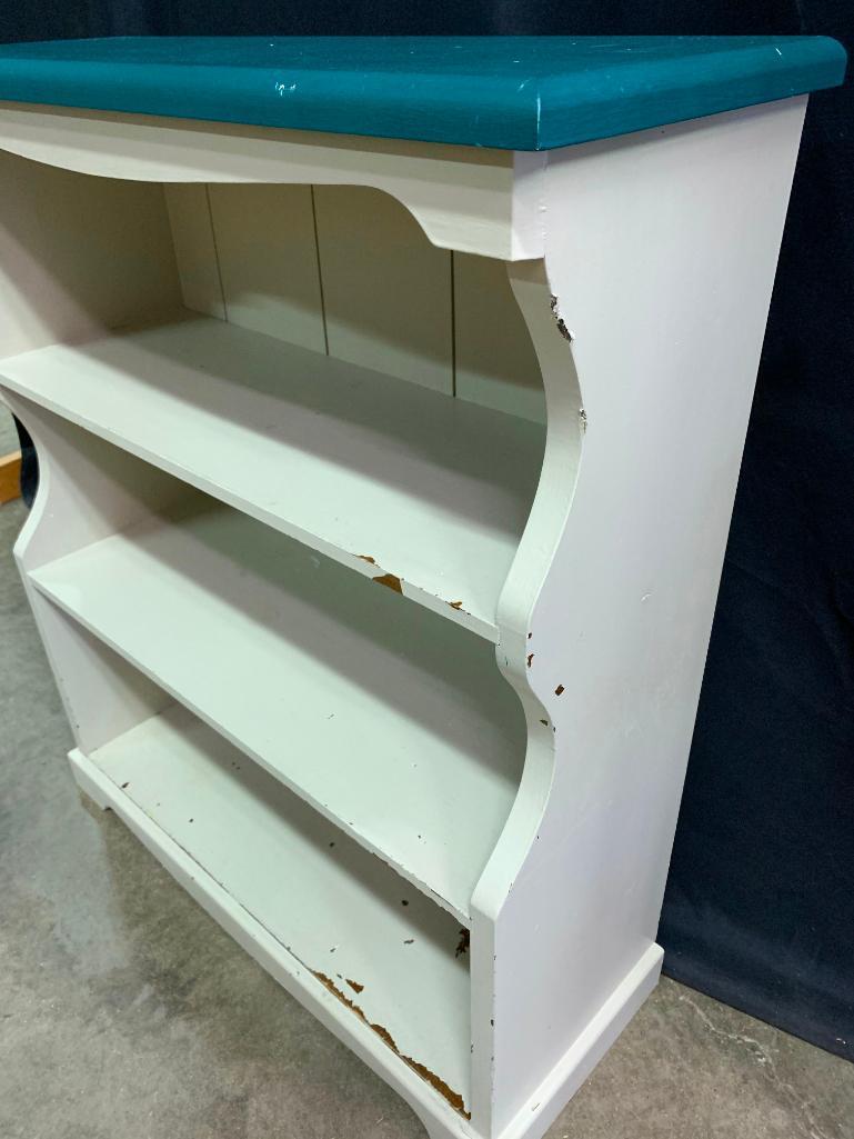 Painted, Wood Bookshelf