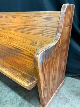 Oak Church Pew