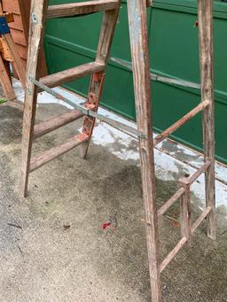 Vintage, 6 Foot Step Ladder