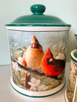 Hautman Brother, 2003, Cardinal, 3 Piece Canister Set