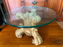American of Chicago, Universal Statuary Corp., Glass Top End Table