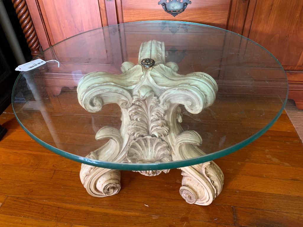 American of Chicago, Universal Statuary Corp., Glass Top End Table