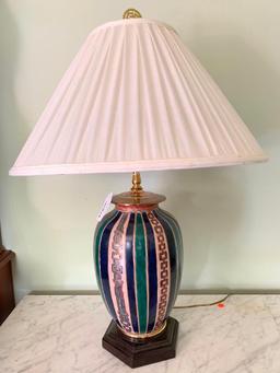 Nice, Painted Metal Lamp