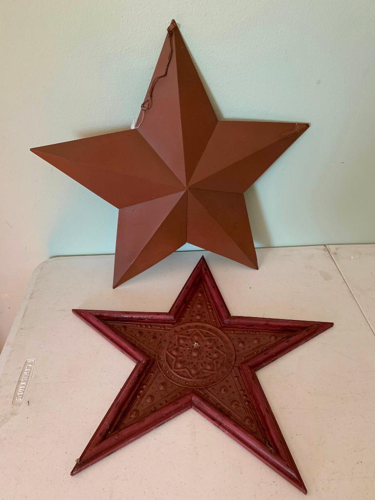 Pair of Contemporary Barn Stars